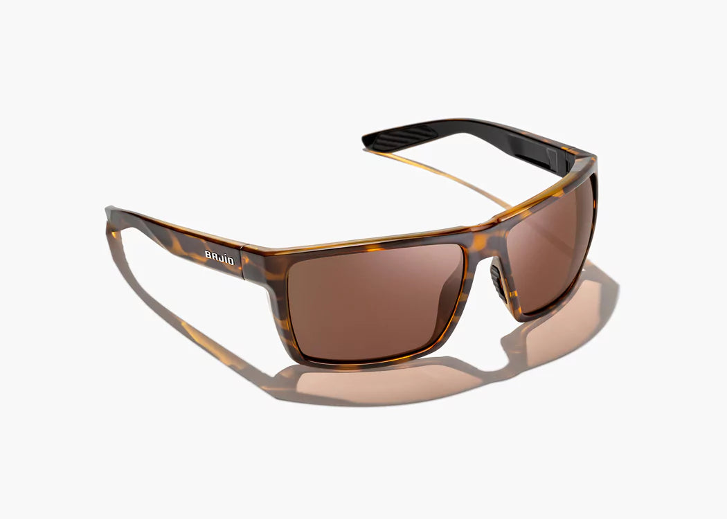 Bajio- Stiltsville- Brown Tortoise Gloss-Copper Glass
