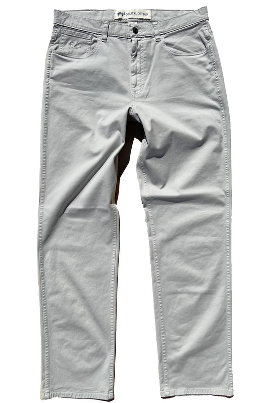 Coastal Cotton- 5 Pocket Pant Stone