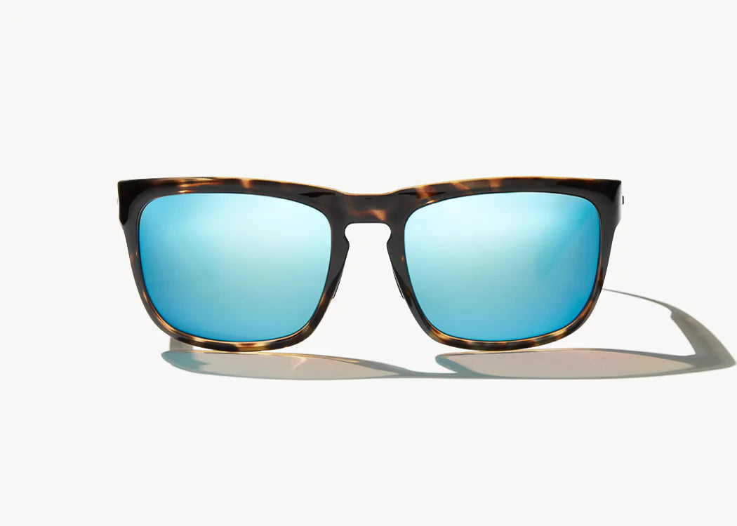 Bajio- Swash-Brown Tortoise Gloss-Blue Mirror Glass