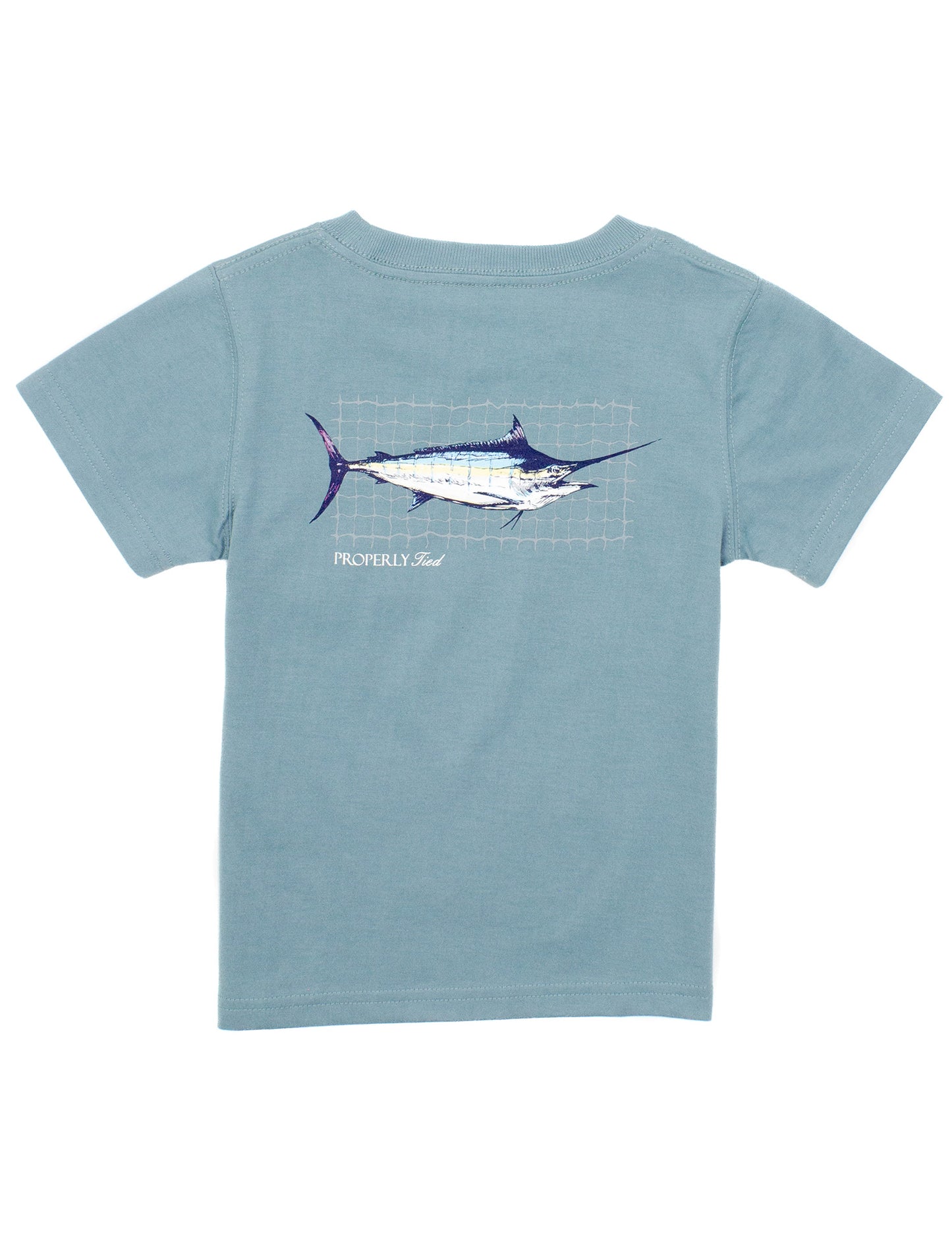 Properly Tied- Swordfish, Steel Blue