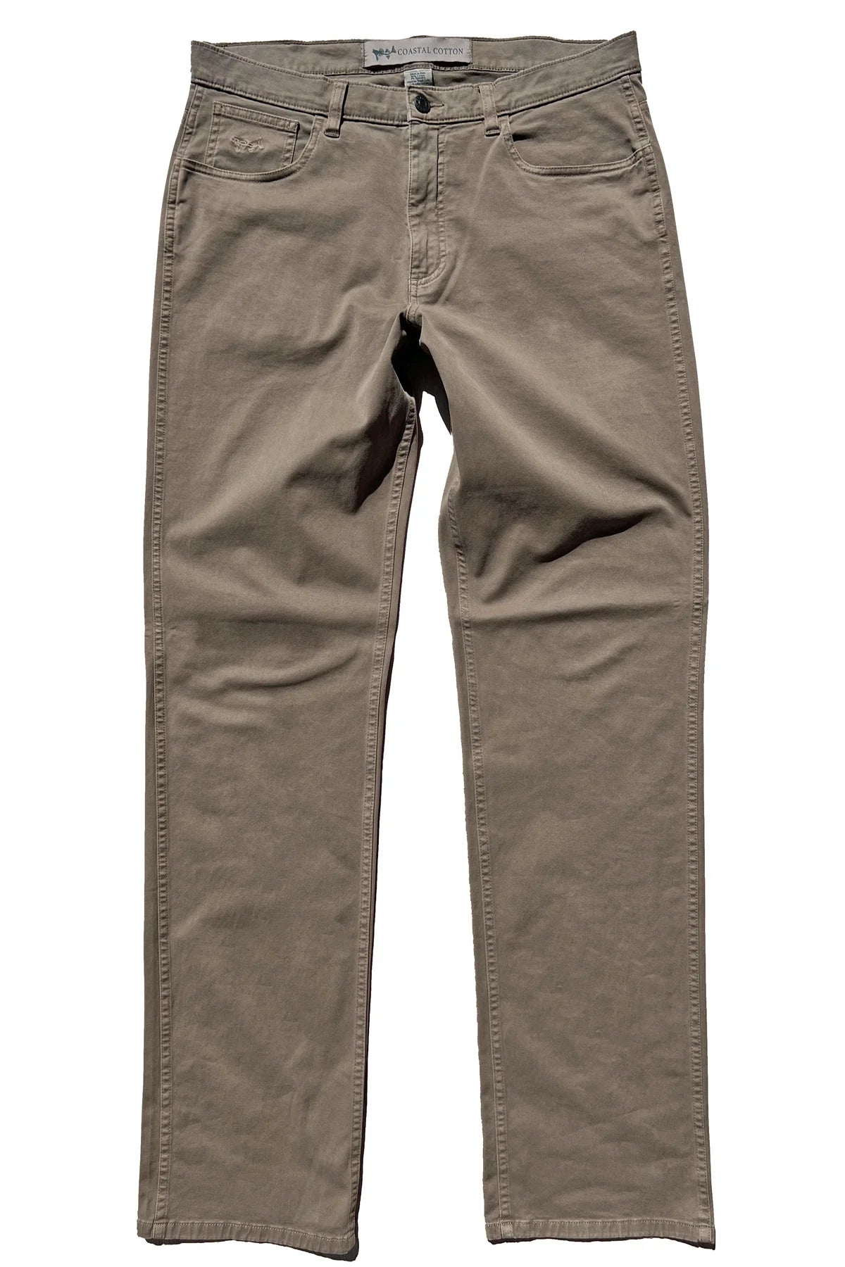 Coastal Cotton- 5 Pocket Pant Taupe