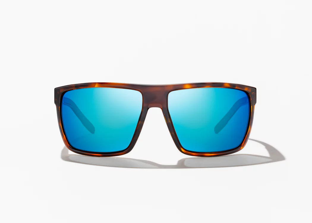 Bajio-Toads- Brown Tortoise Gloss- Blue Mirror Glass