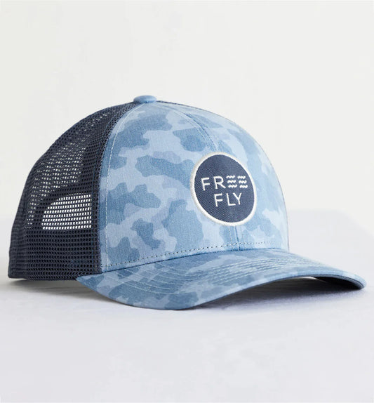Free Fly- Camo Trucker Hat, Tidewater Camo