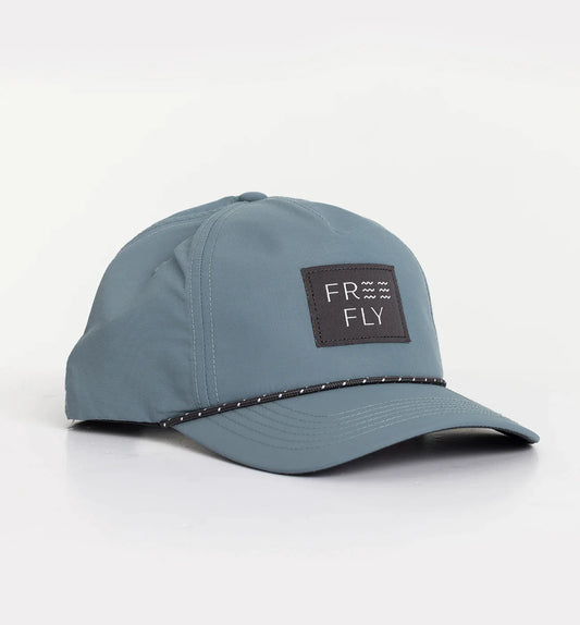 Free Fly- Wave 5 Panel Hat, Stone Blue
