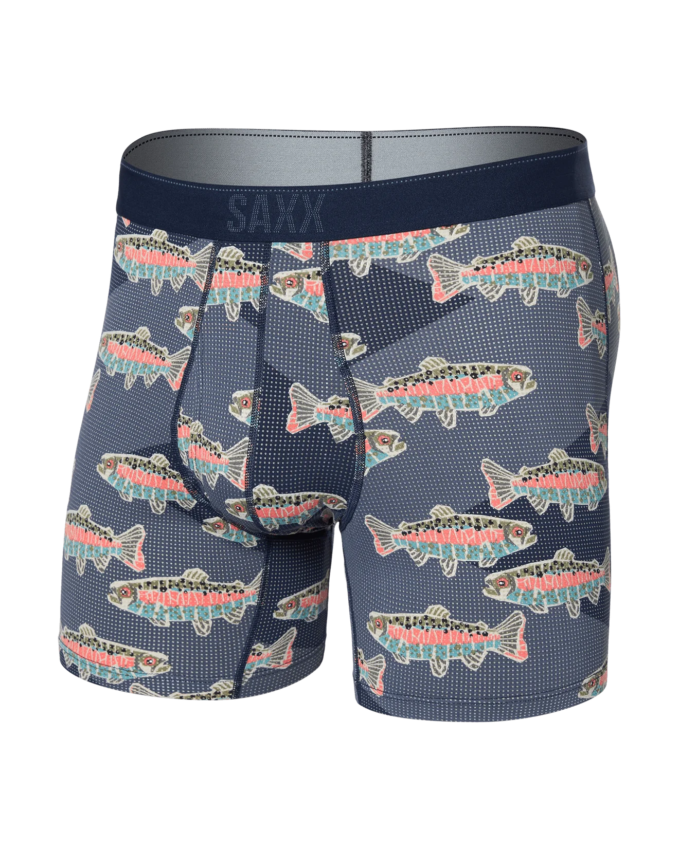 SAXX- Quest Quick Dry Mesh, Mosaic Trout