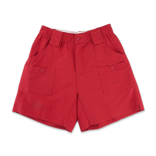 AFTCO-Youth Original Fishing Short- True Red