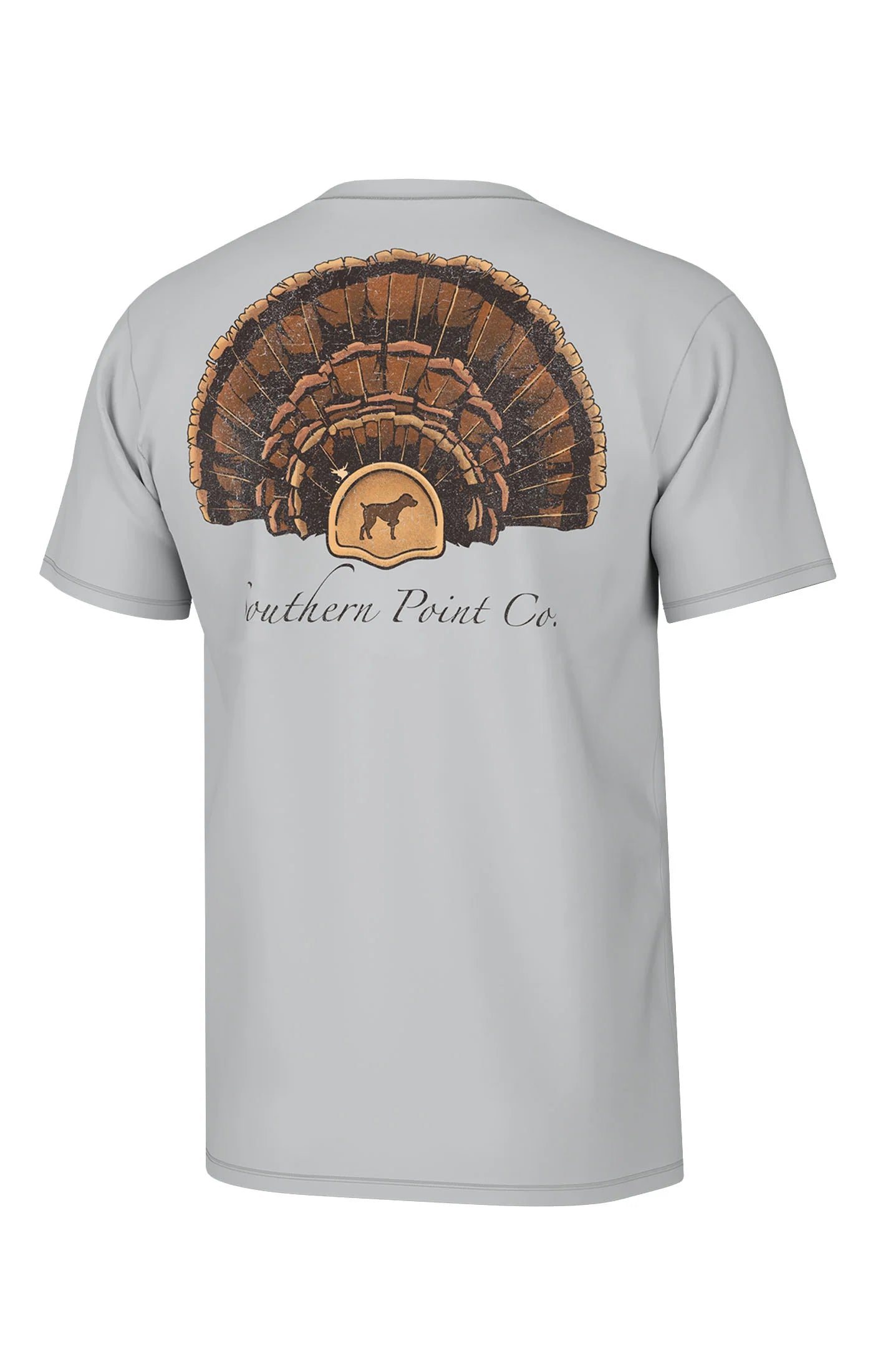 Southern Point- Turkey Fan Mount, Grey