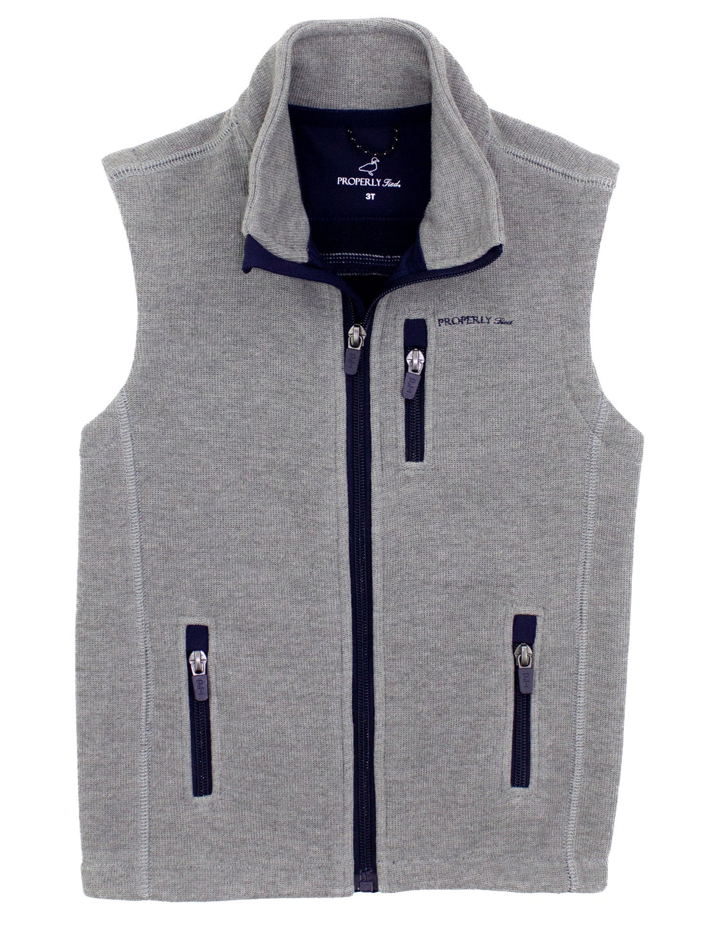 Properly Tied- Highland Vest, Light Heather