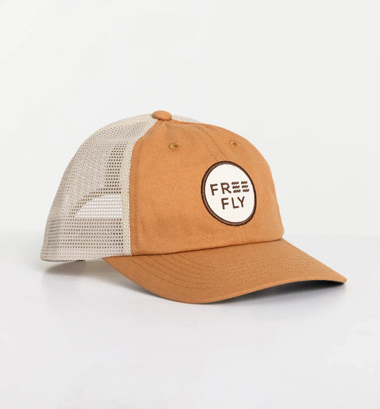 Free Fly- Low Pro Badge Trucker Hat, Wheat
