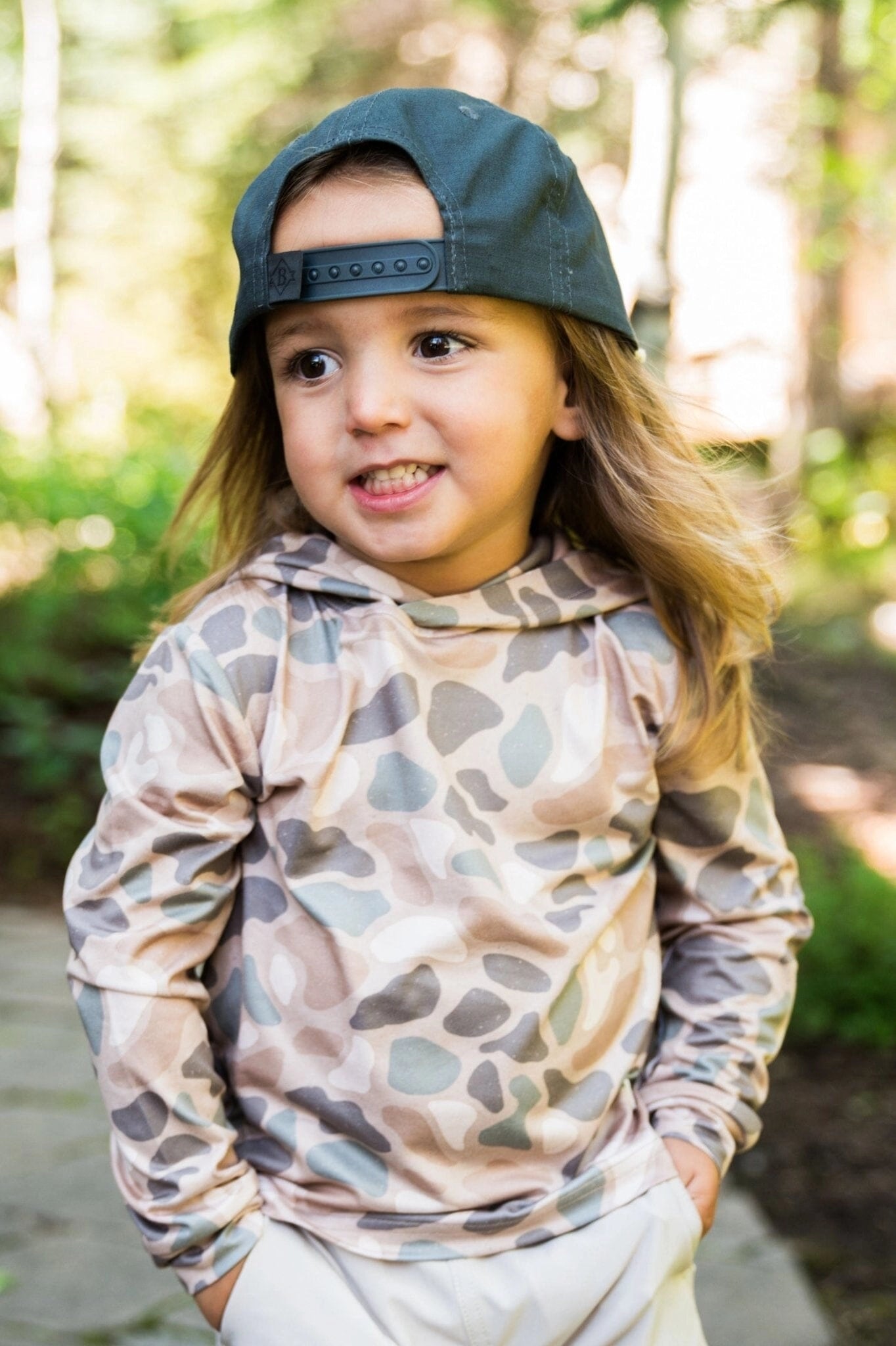 Burlebo- Youth Performance Hoodie, Pintail Camo