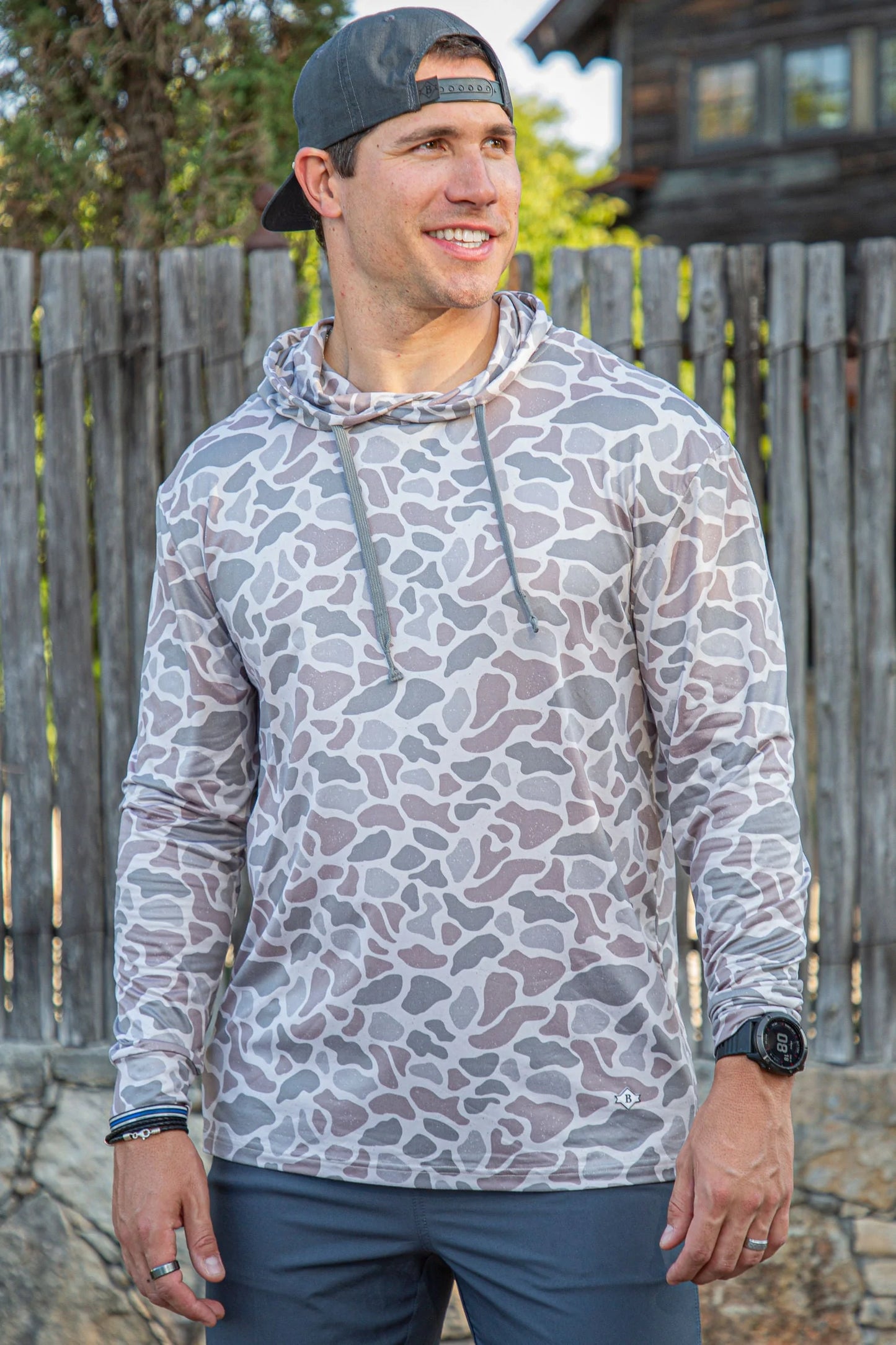 Burlebo- Performance Hoodie, Deer Camo