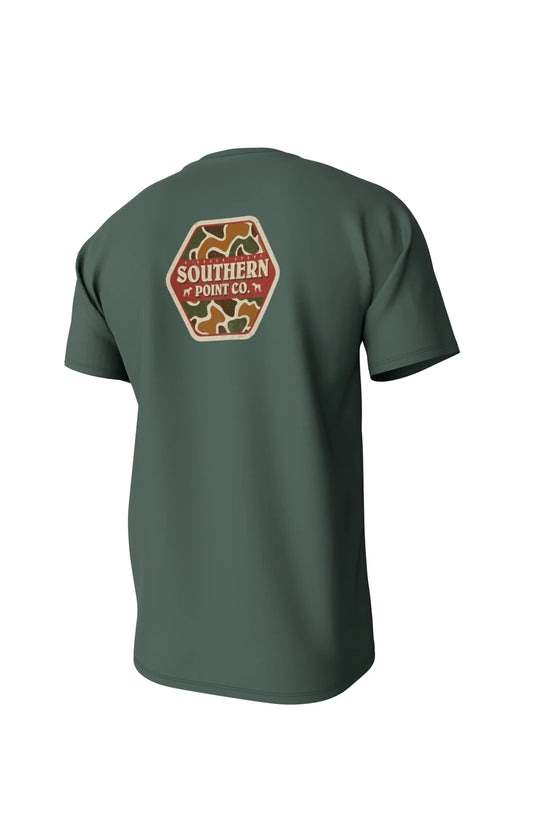 Southern Point- Camo Logo Duck Green