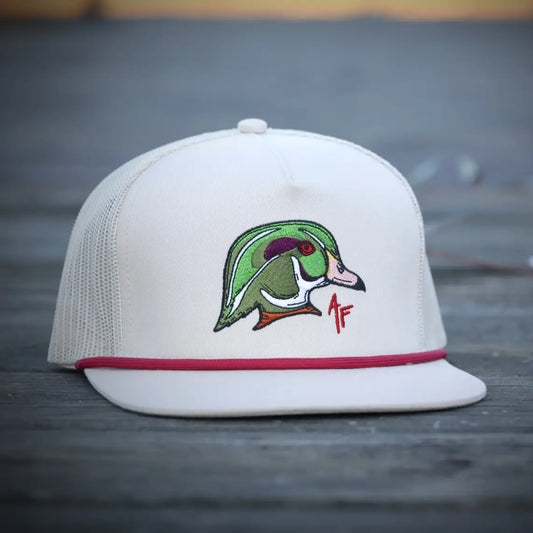 American Fetcher- Wood Duck, Off White Rope