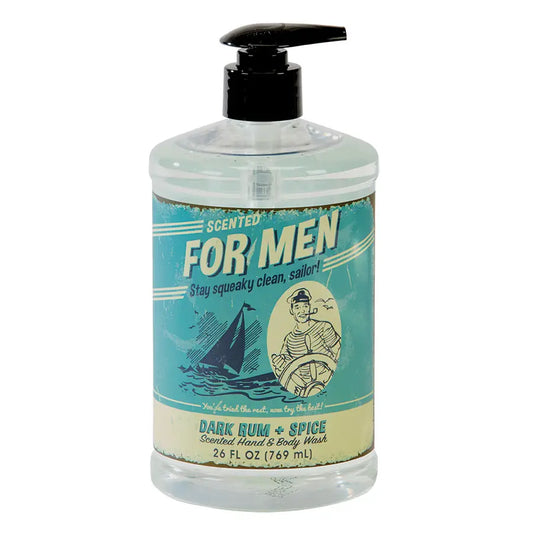 San Francisco Soap- Men Body Wash, Dark Rum + Spice