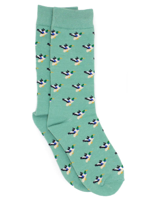 Properly Tied- Boys Lucky Duck Socks, Breaking Water