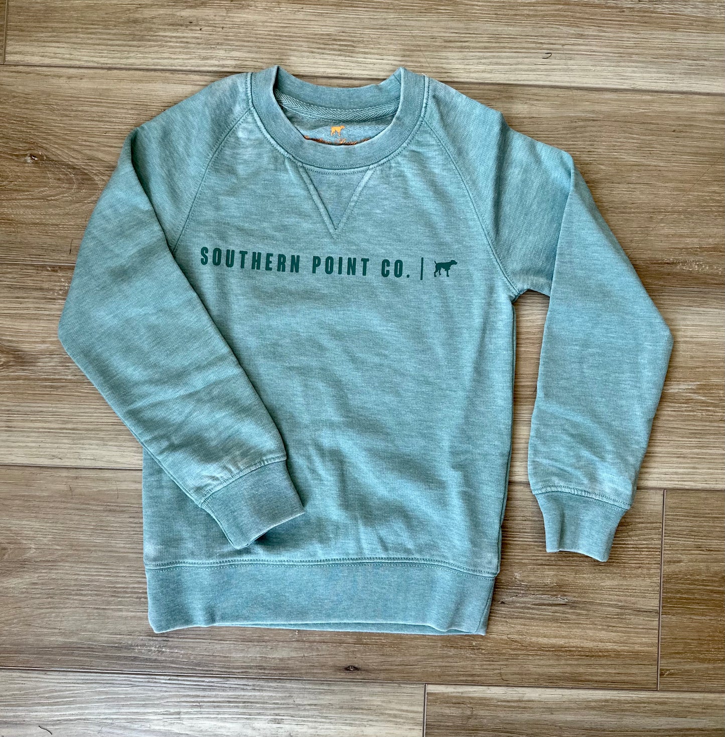 Southern Point- Youth Campside Sweatshirt, Sea Glass