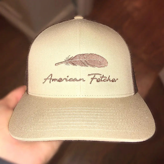 American Fetcher- Khaki/Brown Feather