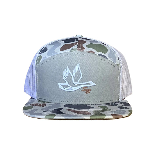 Speckle Bellies- Prep Goose Sb Hat, Brackish 7 panel