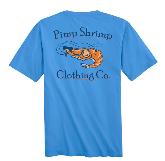 Pimp Shrimp- Short sleeve tee, Marine
