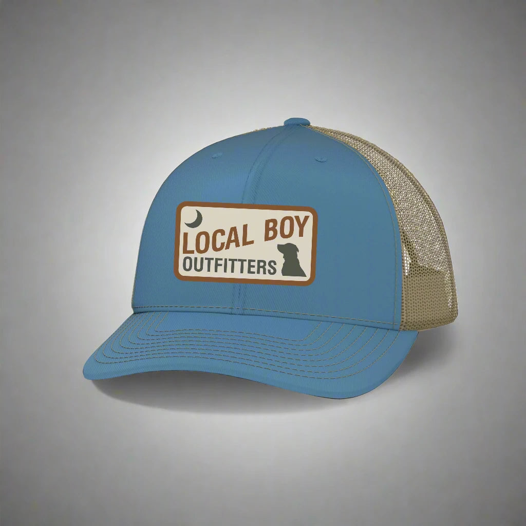 Local Boy- Youth Dog & Moon Trucker Hat