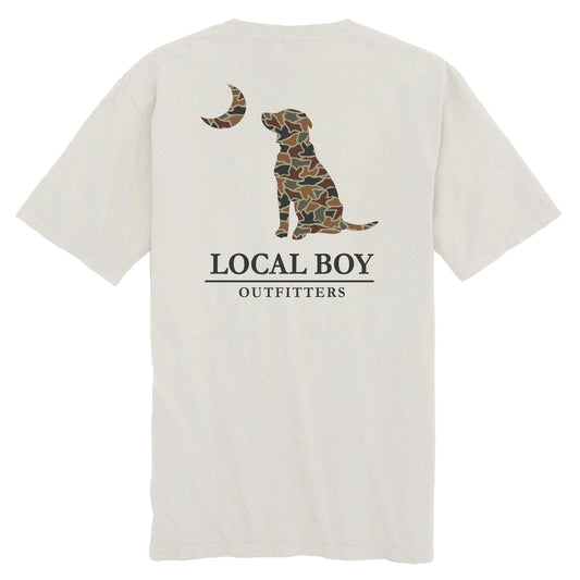 Local Boy- Duck Camo Dog & Moon