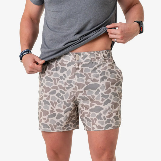 Burlebo- Everyday Short, Deer Camo 5.5 Inch