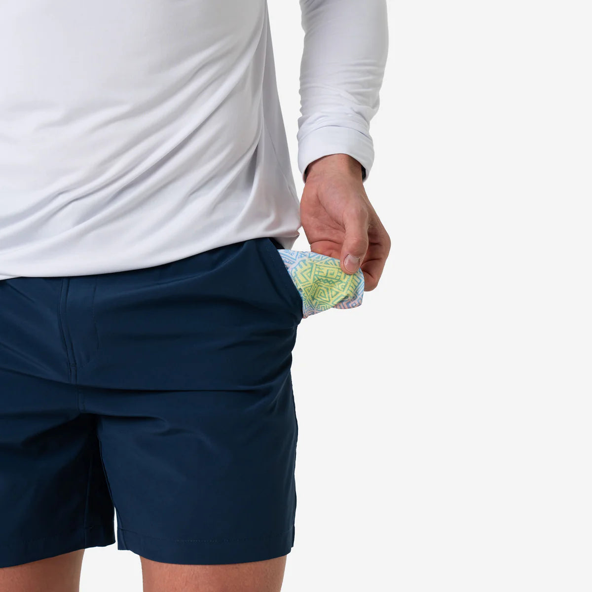 Burlebo- Everyday Short, Deep Water Navy