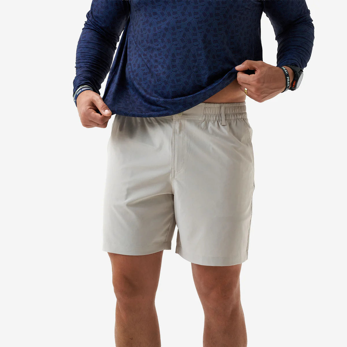 Burlebo- Everyday Short, Light Khaki