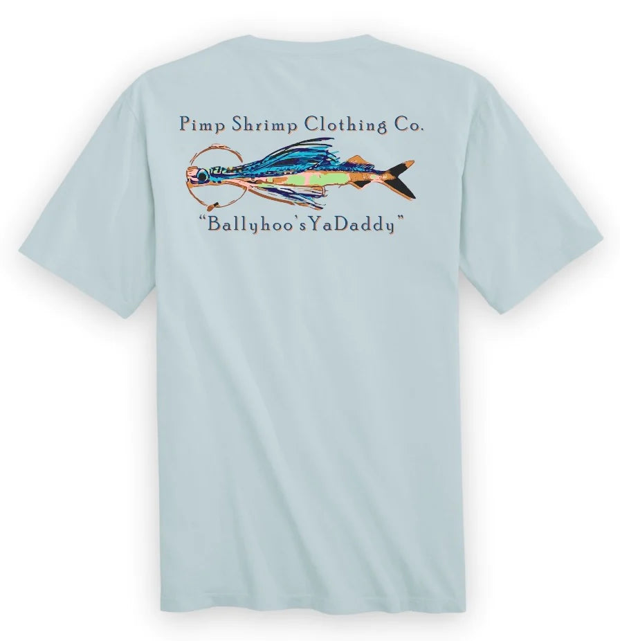 Pimp Shrimp- Ballyhoo pocketed T-Shirt, Multiple Colors