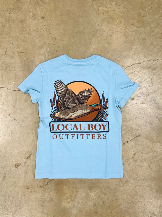 Local Boy- Youth Teal SS Tee