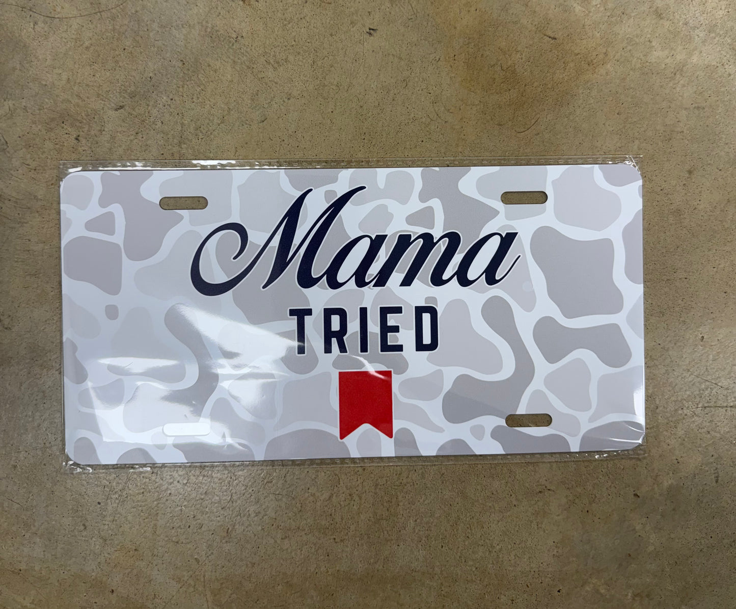 Scent South- Mama Tried Car Tag