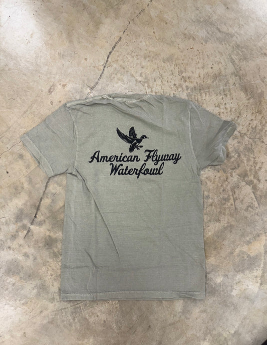 AFW- Vintage Wood Duck Logo Tee