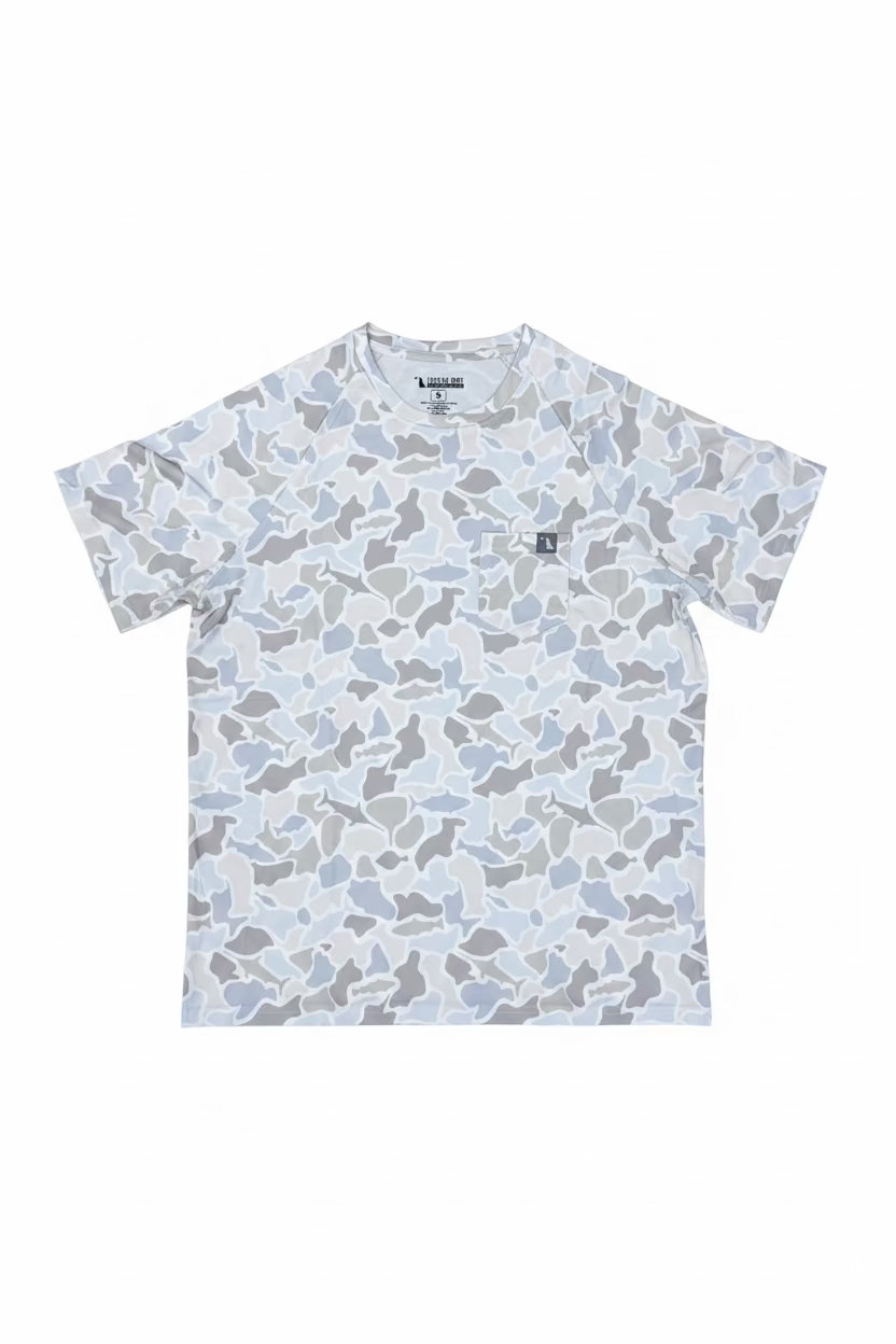 Local Boy- Heather Blend Crew (Saltwater Camo)