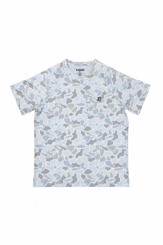Local Boy- Heather Blend Crew (Saltwater Camo)