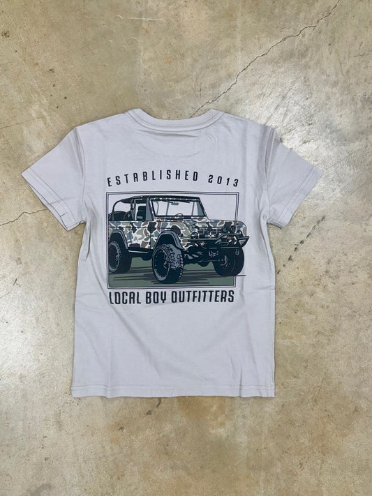 Local Boy- Youth Bronco LCF SS Tee