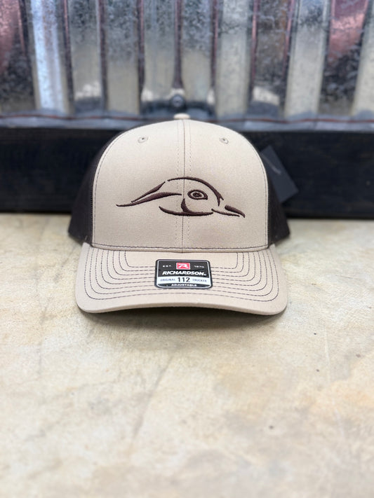 AFW- 112 Khaki/Coffee Duck Logo