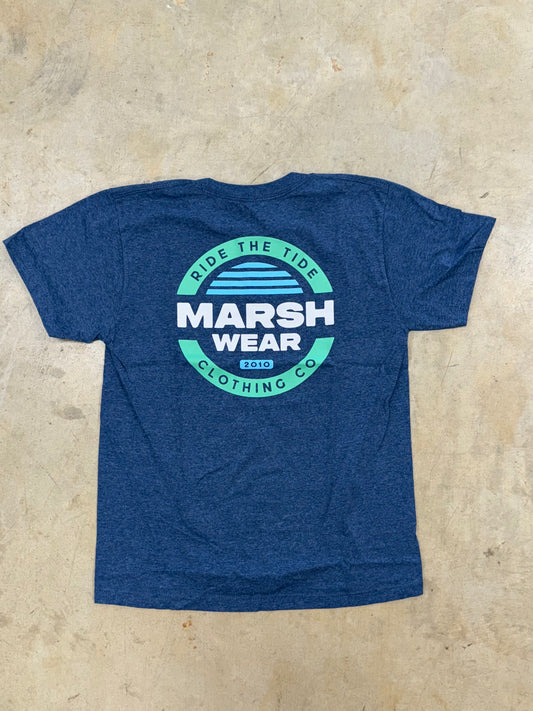 Marsh Wear- Youth Golden, Navy Heather