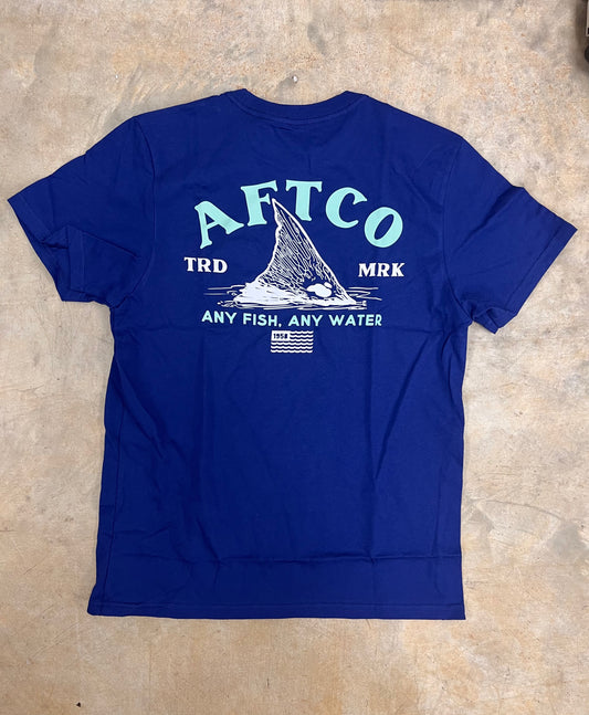 AFTCO- Red Peak, Storm Blue