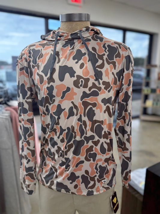 Burlebo- Performance Hoodie, Vintage Camo