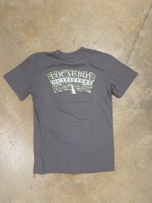Local Boy- Oak Camo Arch Tee