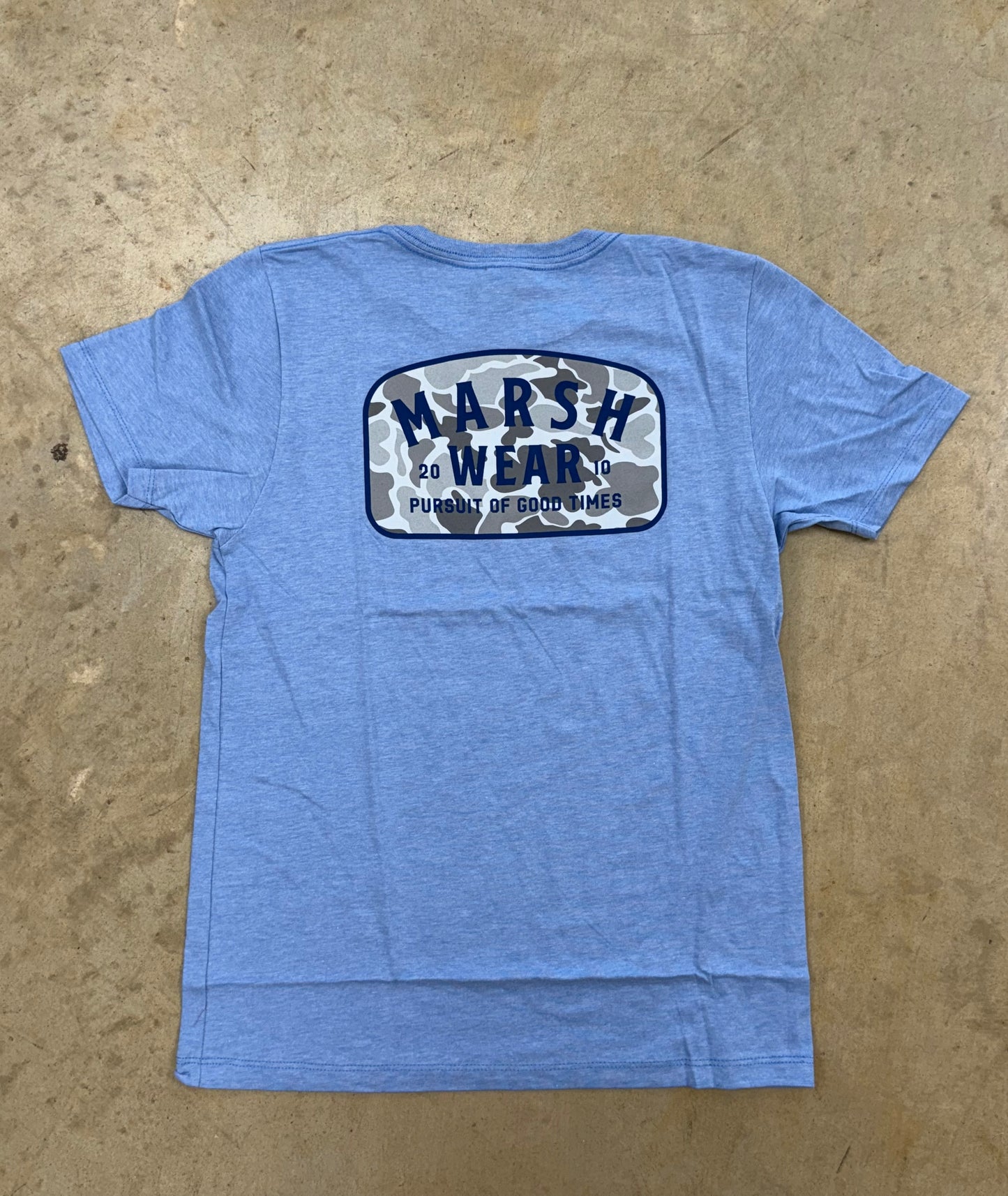Marsh Wear- Youth Alton Camo, Light Blue