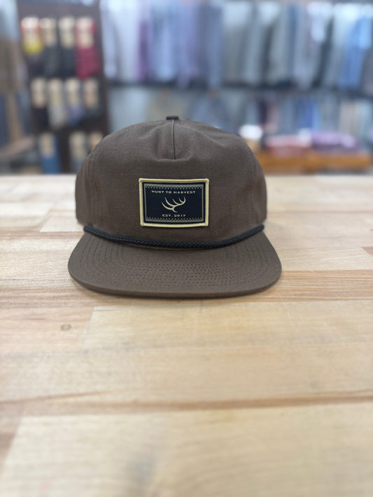 Hunt to Harvest -Woven Patch Rope Hat