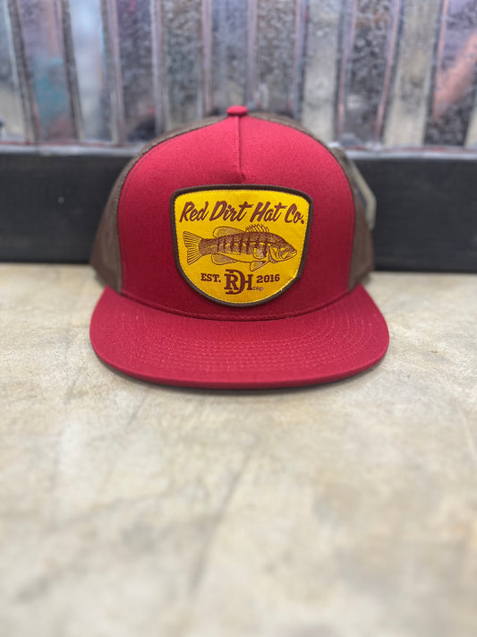 Red Dirt Hat Co.- Game Warden, Red/Brown