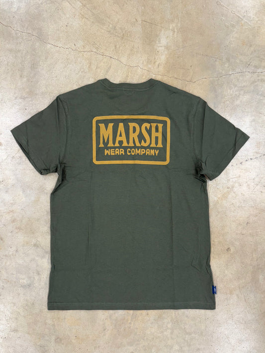 Marsh Wear- Badge, Bronze Green
