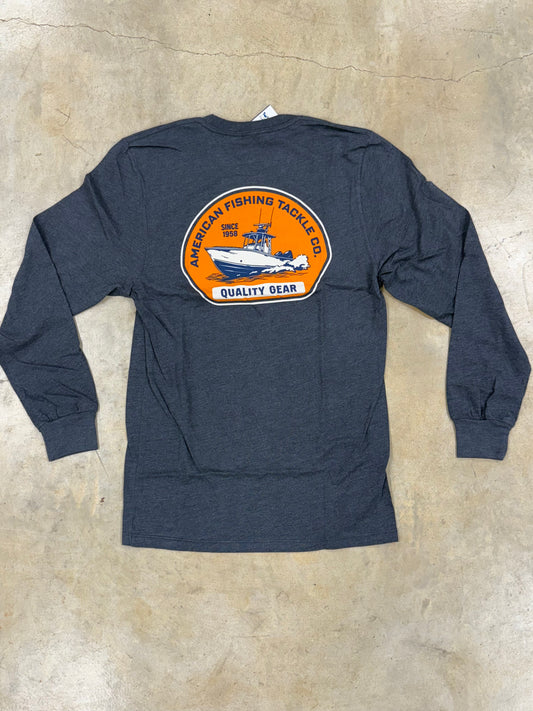 AFTCO- Blue Skies, Charcoal Heather