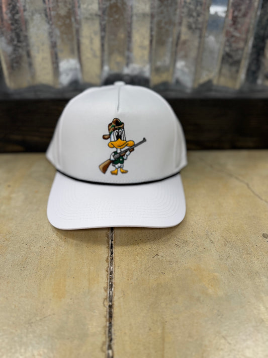 Back Roads Apparel- Duck Hunter I, White