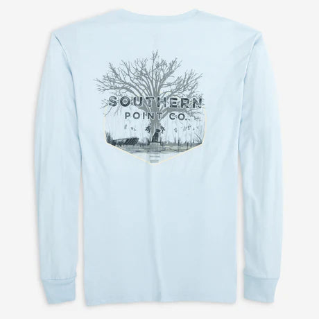 Southern Point- Get Outside L/S, Ice Blue