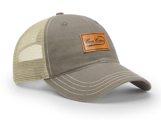 Coosa Cotton- Relaxed Fit Trucker Hat, Driftwood