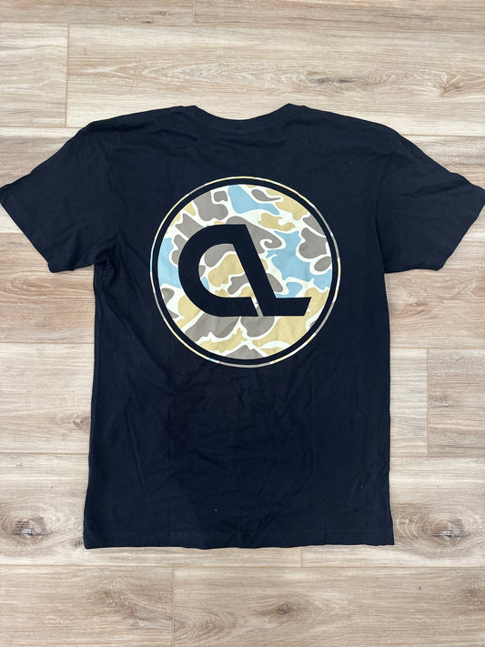 Coastland Apparel-Circle Duck Camo, Black