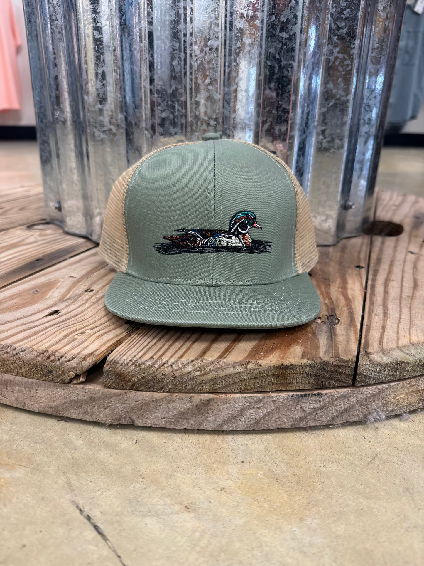Properly Tied- Boy's Trucker Hat, Wood Duck